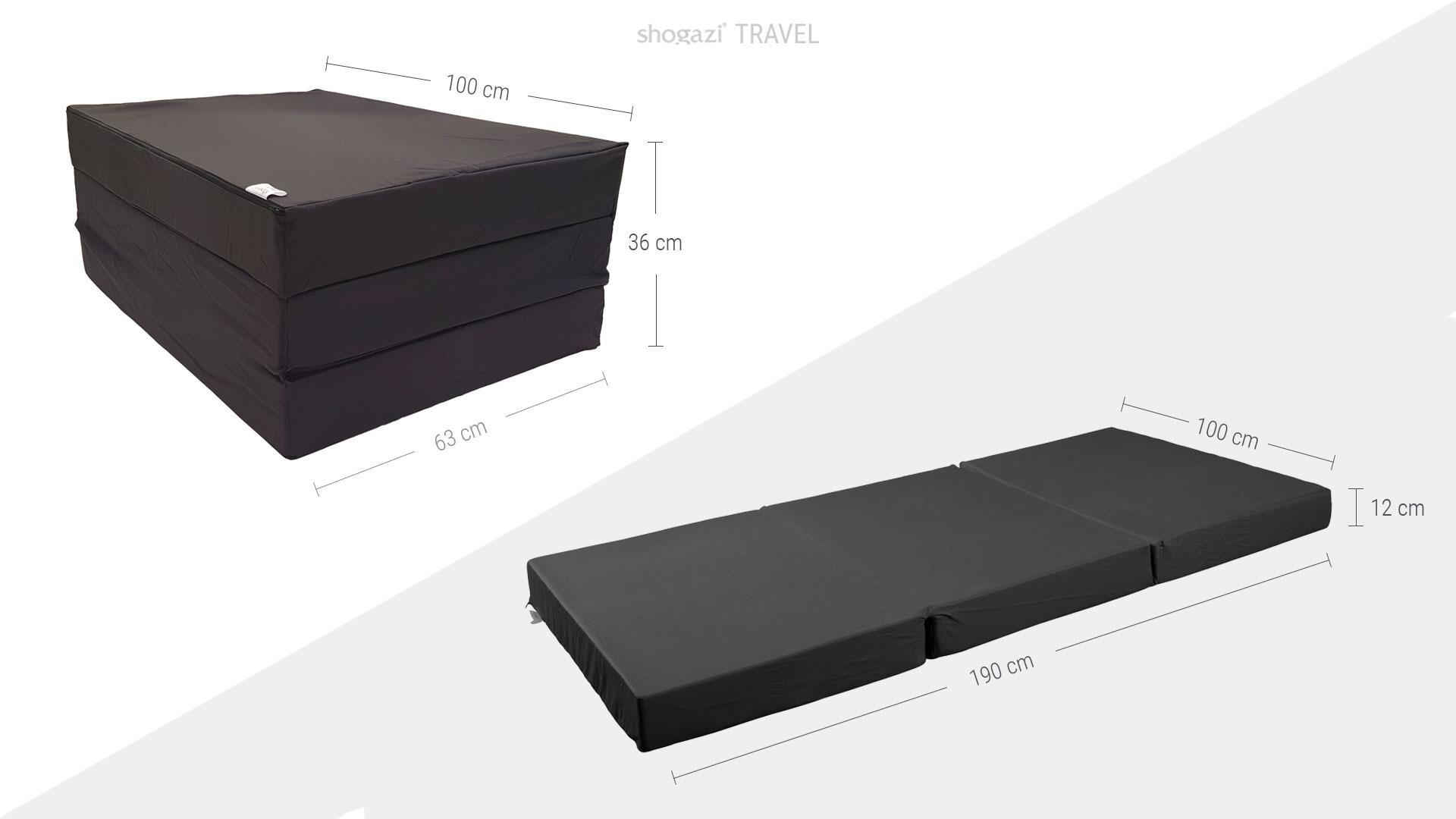 Faltbare Matratze TRAVEL in mehreren Größen erhältlich