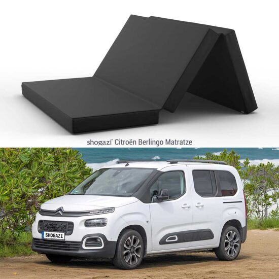Berlingo Matratze – Faltbare Kaltschaummatratze für den Citroën Berlingo