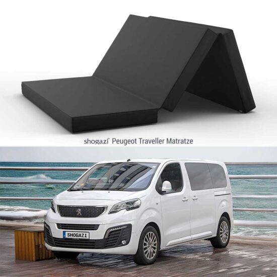 Matratze Peugeot Traveller – Faltbare Kaltschaummatratze für Peugeot Traveller