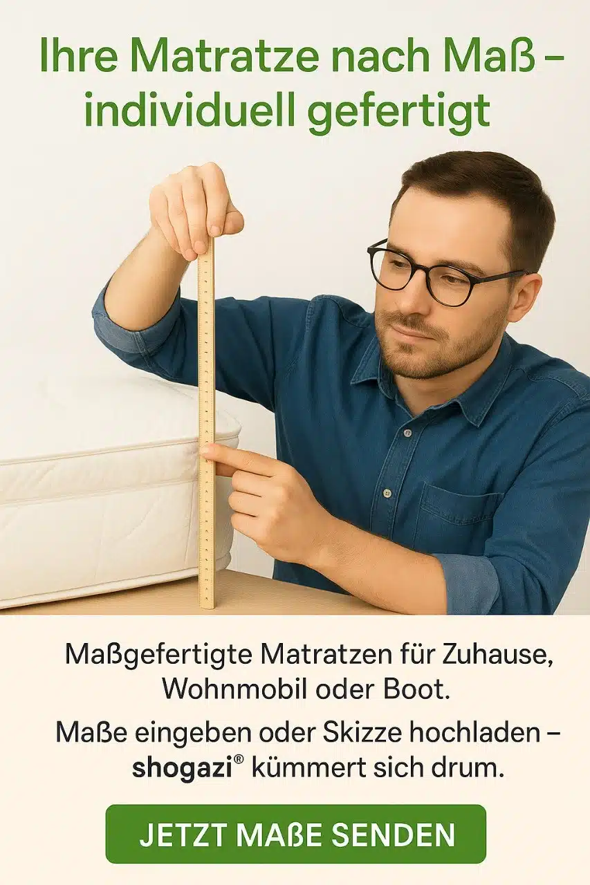 Matratze nach Maß für individuelle Schlaflösungen und Sondergrößen