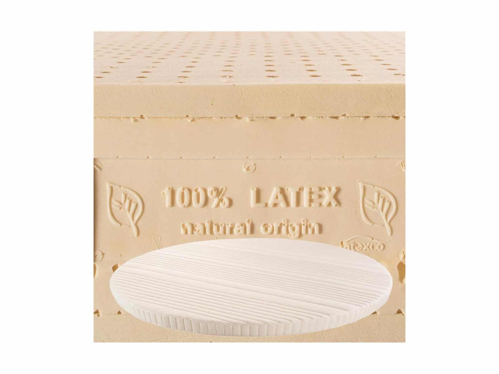 Runder Naturlatex Topper DREAM (7 cm) – Bild 1